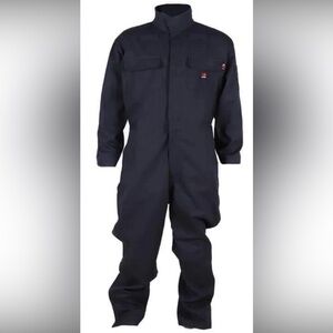 Forge FR Work Coverall Mens Flame Resistant Elastic Waist MFRCVRL0014 Sz Small